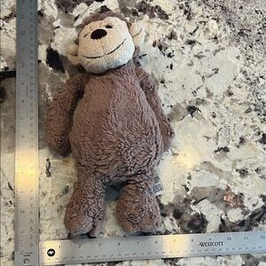 Jellycat Brown Monkey Plush with Cream Face and Tail